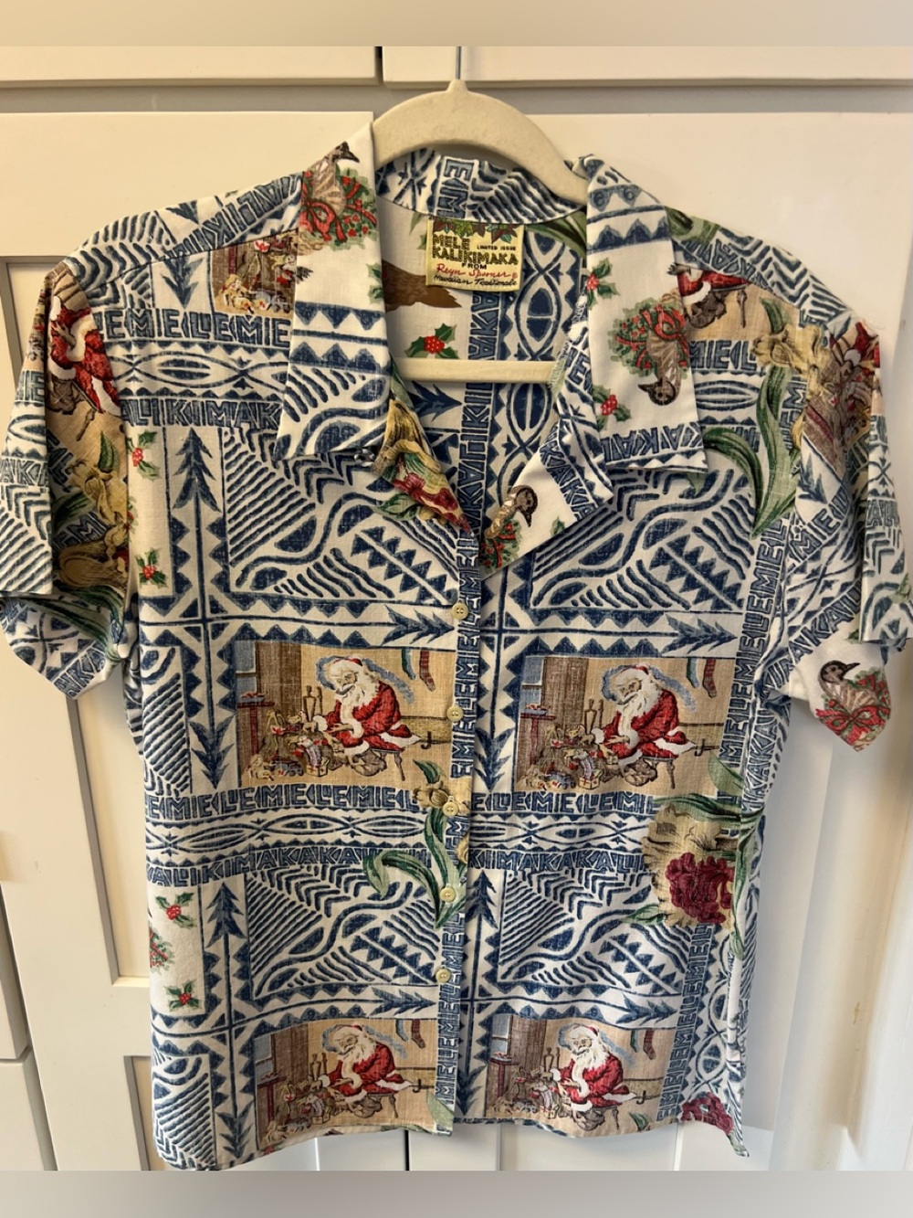 Reyn Spooner Mele Kalikimaka Christmas Shirt